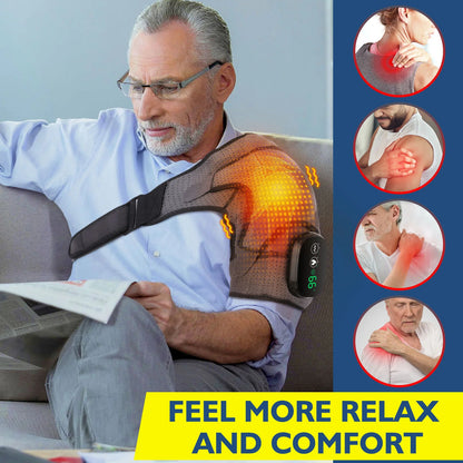 🔥🔥Heat massage shoulder support charging heat shoulder support 3-speed Heating for shoulder arthritis rehabilitation massage device