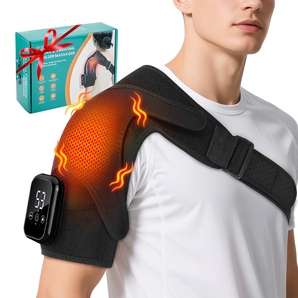 🔥🔥Heat massage shoulder support charging heat shoulder support 3-speed Heating for shoulder arthritis rehabilitation massage device